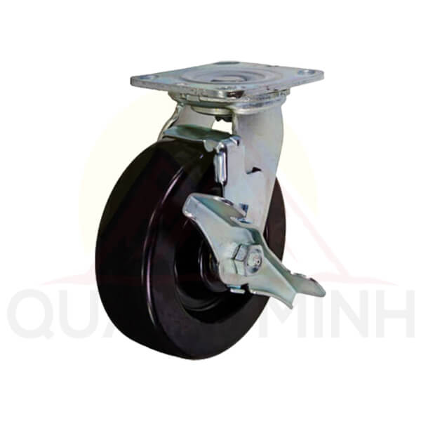 bánh xe đẩy chịu nhiệt bằng cao su