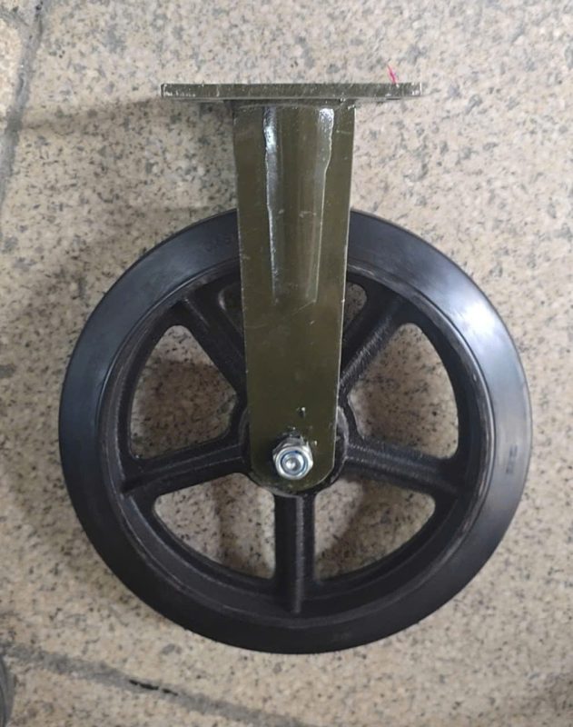 bánh xe đẩy d300 cao su